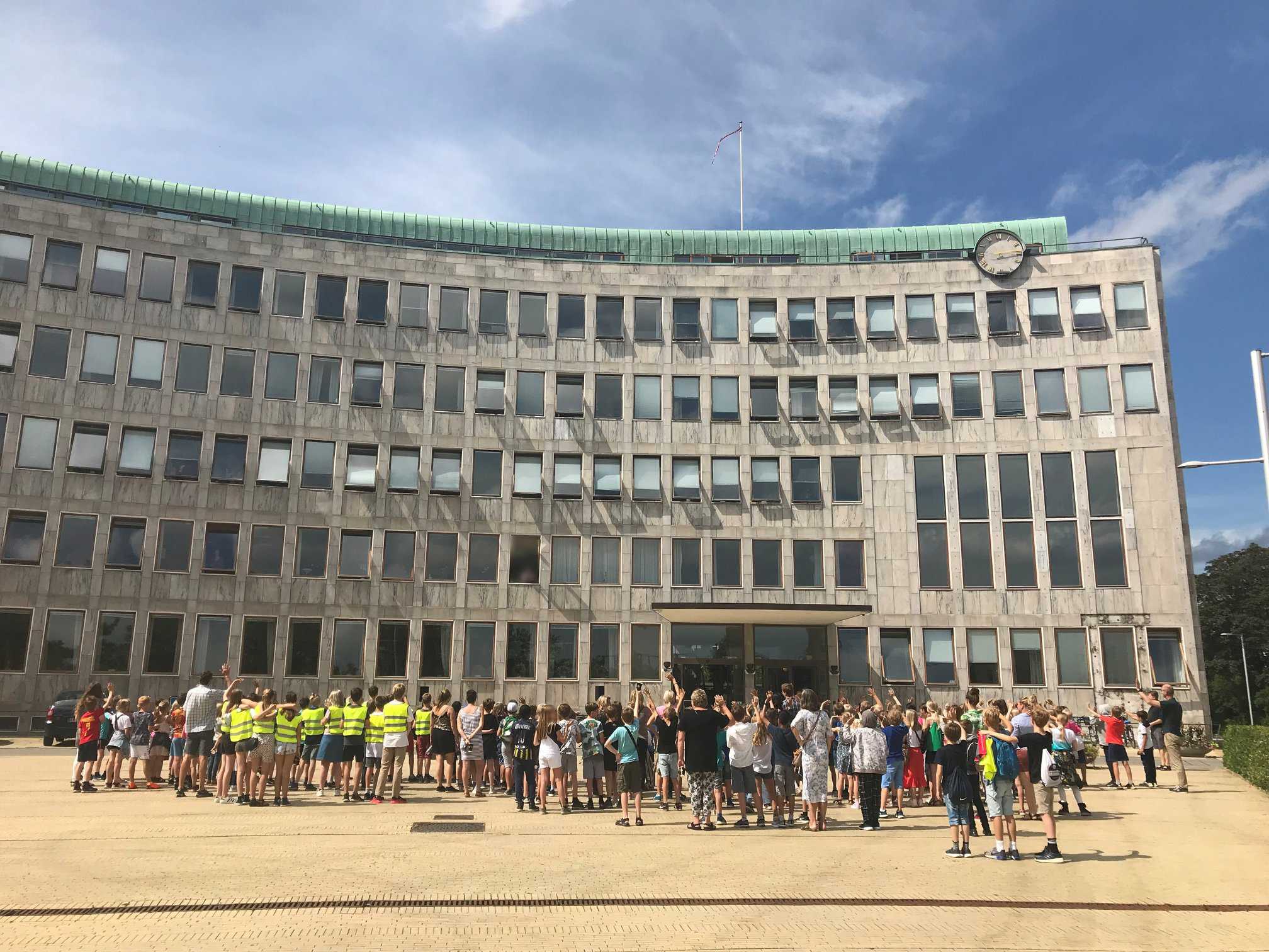 Vinderklasserne får deres præmie, til "Bevæg dig til skole - uden bil!"