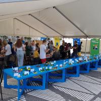 Til klimafestival i Middelfart blev der også bygget LEGO